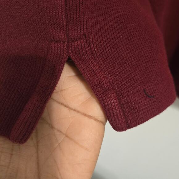 Polo by Ralph Lauren Burgundy Quarter Zip Pullover Sweater Men’s Unisex S Large - Picture 4 of 7